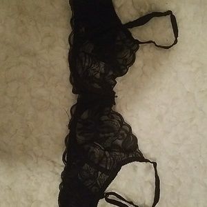 VS lace wire bra 36B